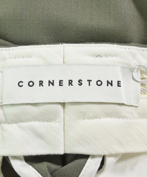 CORNERSTONE（コーナーストーン）スラックス カーキ サイズ:46(S位) メンズ/2200659683380