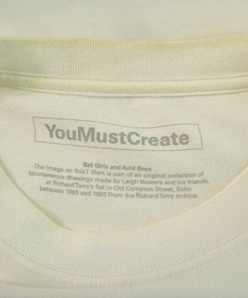 You Must Create（ユーマストクリエイト）Tシャツ・カットソー 白 サイズ:M メンズ/2200656897032