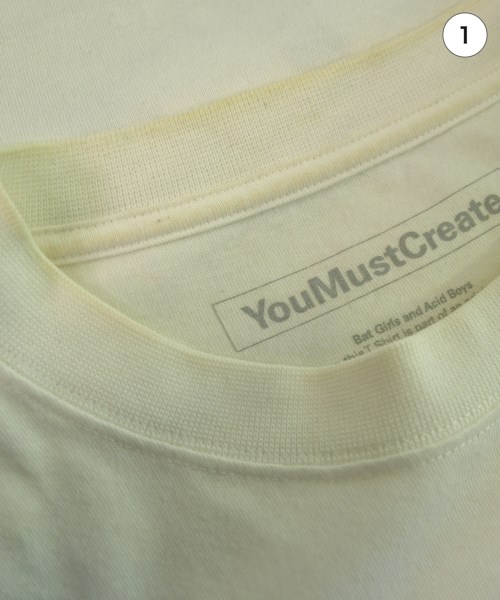 You Must Create（ユーマストクリエイト）Tシャツ・カットソー 白 サイズ:M メンズ/2200656897032