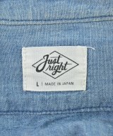 Just Right（ジャストライト）カジュアルシャツ 青 サイズ:L メンズ/2200609715109