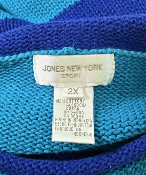 Jones New York（ジョーンズニューヨーク）ニット・セーター 青 サイズ:2XL メンズ/2200639923062