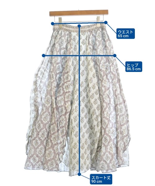 Pheeta（フィータ）ロング・マキシ丈スカート 青 サイズ:2(M位) レディース/2200609524558