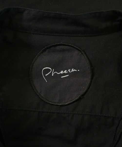 Pheeta（フィータ）カジュアルシャツ 黒 サイズ:1(S位) メンズ/2200646265186