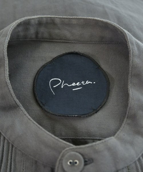 Pheeta（フィータ）カジュアルシャツ グレー サイズ:2(M位) メンズ/2200635957078