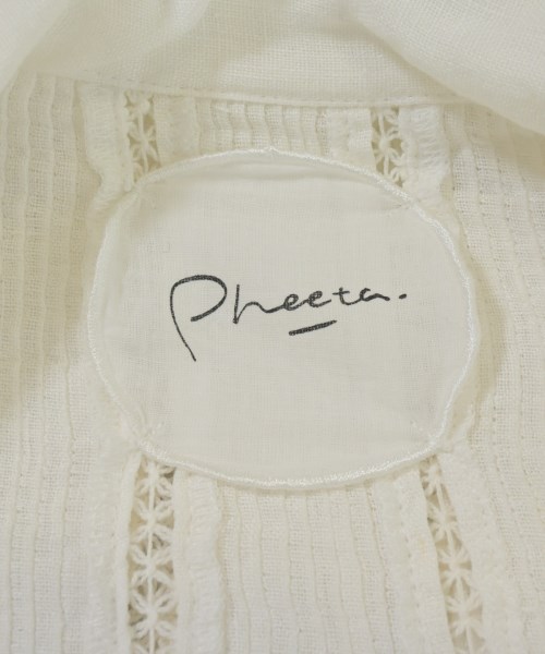 Pheeta（フィータ）カジュアルシャツ 白 サイズ:1(S位) メンズ/2200702518553