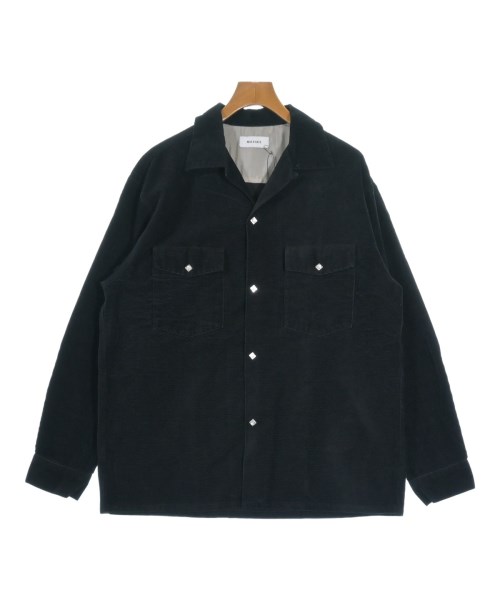 MASSES(マシス)カジュアルシャツ 黒 サイズ:XL/2200640295066