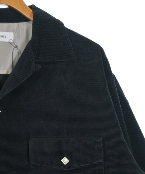 MASSES（マシス）カジュアルシャツ 黒 サイズ:XL メンズ/2200640295066