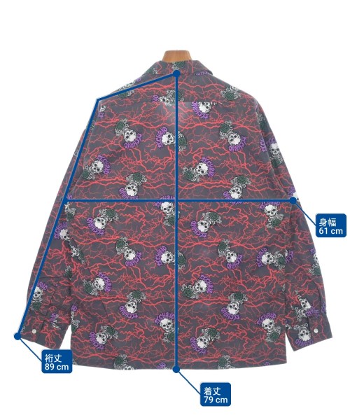 MASSES（マシス）カジュアルシャツ グレー サイズ:L メンズ/2200612121041