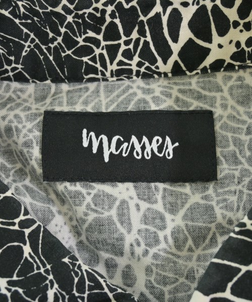 MASSES（マシス）カジュアルシャツ 黒 サイズ:XL メンズ/2200652905038