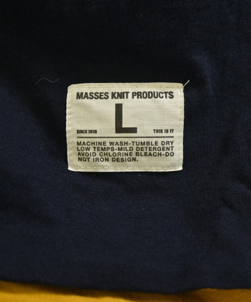 MASSES（マシス）Tシャツ・カットソー 紺 サイズ:L メンズ/2200683365054