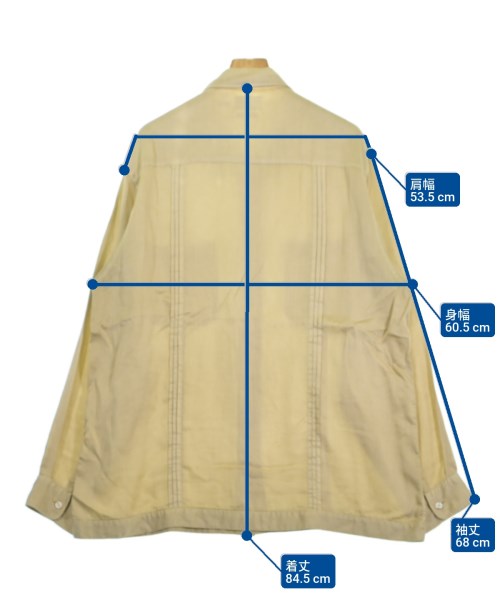 BLUE BLUE JAPAN（ブルーブルージャパン）カジュアルシャツ ベージュ サイズ:4(XL位) メンズ/2200617716075