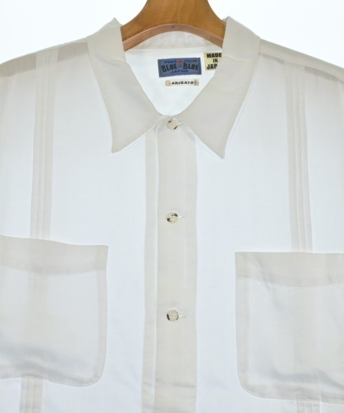 BLUE BLUE JAPAN（ブルーブルージャパン）カジュアルシャツ 白 サイズ:4(XL位) メンズ/2200617716105