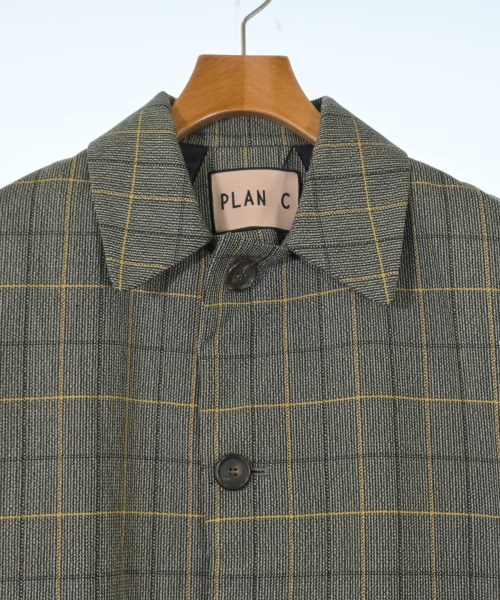 PLAN C（プランシー）ステンカラーコート グレー サイズ:38(S位) レディース/2200634723025