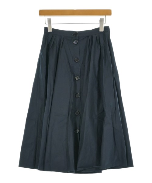 PLAN C(プランシー)ひざ丈スカート 紺 サイズ:38(S位)/2200639330020