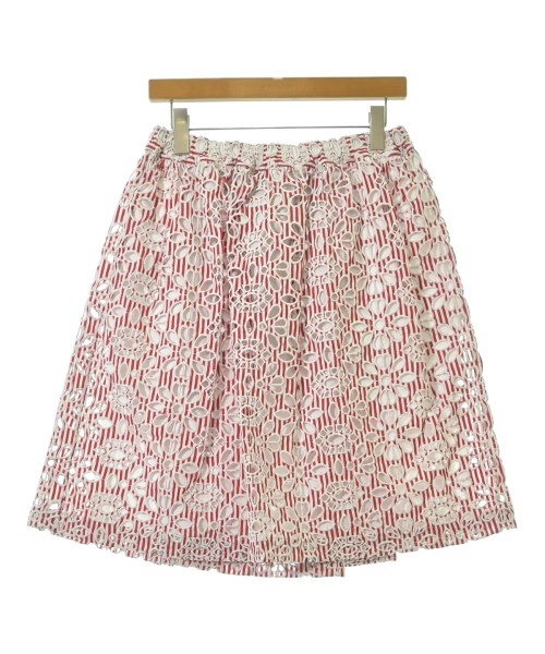 PLAN C(プランシー)ロング・マキシ丈スカート 赤 サイズ:36(XS位)/2200644603621