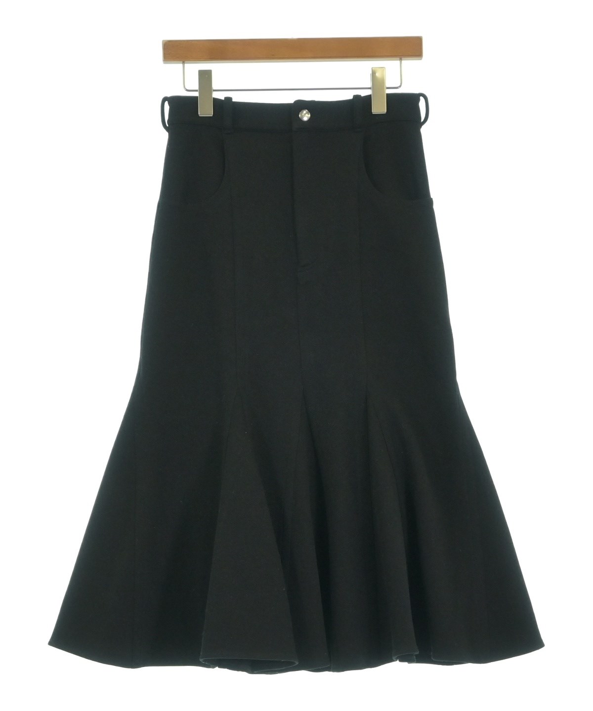 PLAN C ♡ スカート　プランシー　巻きスカート　新品未使用　タグ付き PLAN C（プランシー）ロング・マキシ丈スカート 黒 サイズ:38(S位