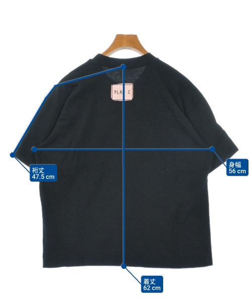 PLAN C（プランシー）Tシャツ・カットソー 黒 サイズ:M メンズ/2200620164054