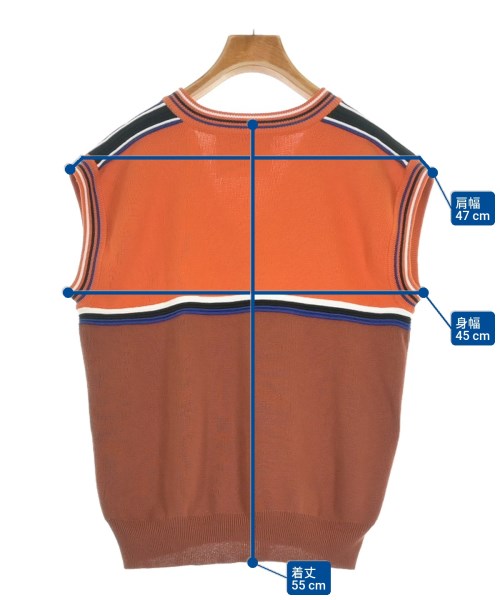 PLAN C（プランシー）ベスト オレンジ サイズ:36(XS位) レディース/2200620951210