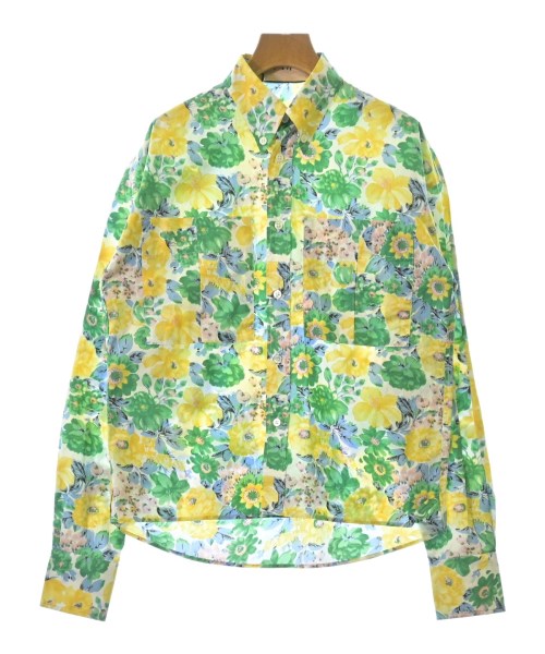 PLAN C(プランシー)カジュアルシャツ 黄 サイズ:38(S位)/2200675835145