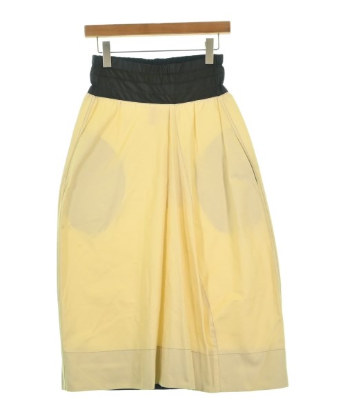 PLAN C(プランシー)ロング・マキシ丈スカート 黄 サイズ:36(XS位)/2200676839036