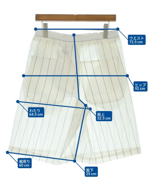 PLAN C（プランシー）ショートパンツ 白 サイズ:36(XS位) レディース/2200679938019