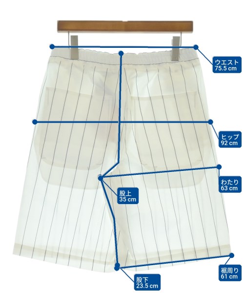 PLAN C（プランシー）ショートパンツ 白 サイズ:36(XS位) レディース/2200679938026