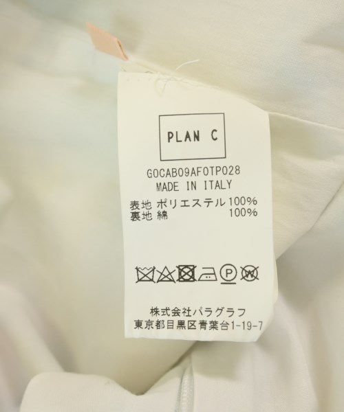 PLAN C（プランシー）ひざ丈スカート 黄 サイズ:38(S位) レディース/2200701198183