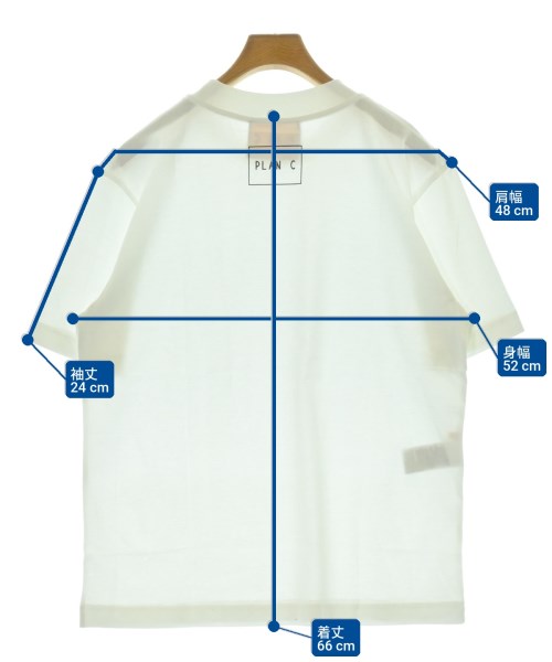 PLAN C（プランシー）Tシャツ・カットソー 白 サイズ:S メンズ/2200699870085