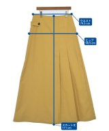 PLAN C（プランシー）ロング・マキシ丈スカート 黄 サイズ:44(L位) レディース/2200701763015