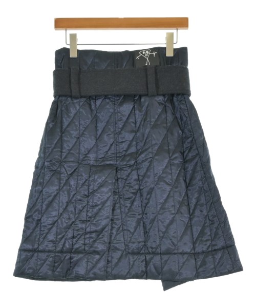 PLAN C（プランシー）ひざ丈スカート 紺 サイズ:38(S位) レディース/2200656061143