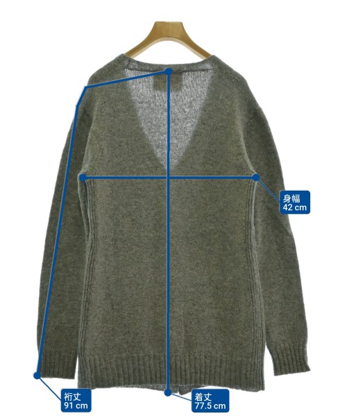 PLAN C（プランシー）カーディガン グレー サイズ:38(S位) レディース/2200660647029