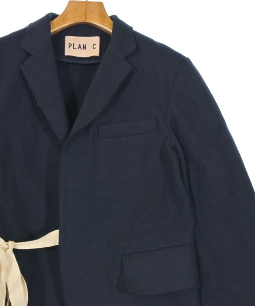 PLAN C（プランシー）カジュアルジャケット 紺 サイズ:36(S位) レディース/2200660647036
