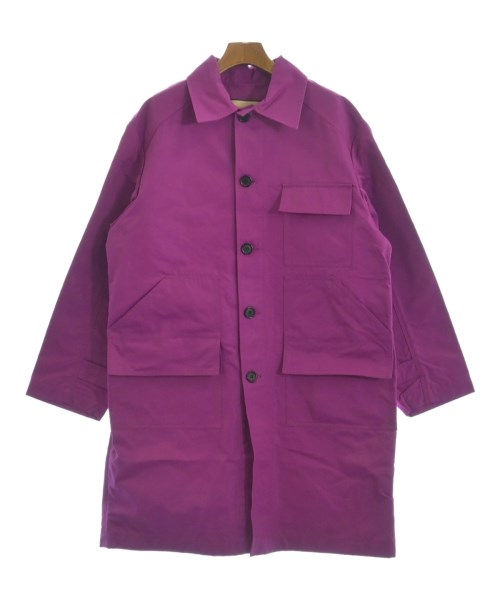 PLAN C(プランシー)ステンカラーコート 紫 サイズ:38(S位)/2200660647043