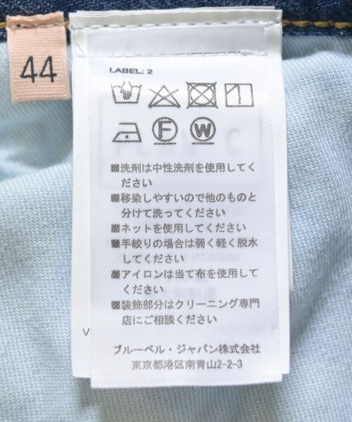 PLAN C（プランシー）デニムパンツ 青 サイズ:44(L位) レディース/2200711490062