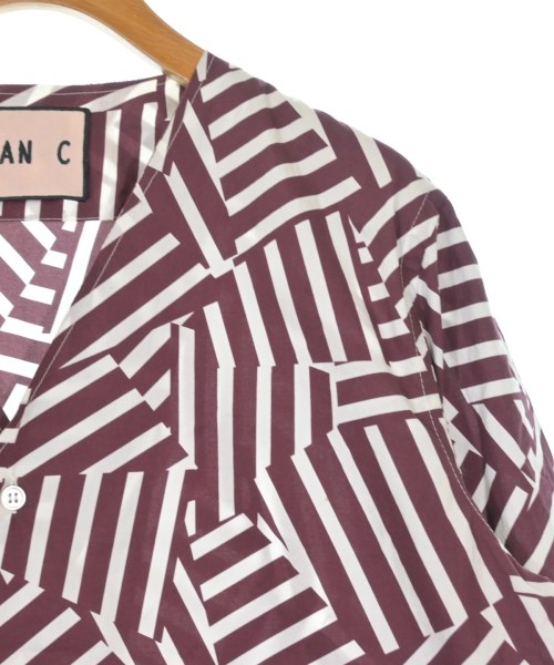 PLAN C（プランシー）カジュアルシャツ 赤 サイズ:40(M位) レディース/2200646819099