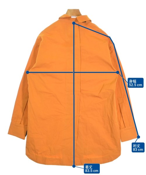 PLAN C（プランシー）カジュアルシャツ オレンジ サイズ:38(S位) レディース/2200639687100