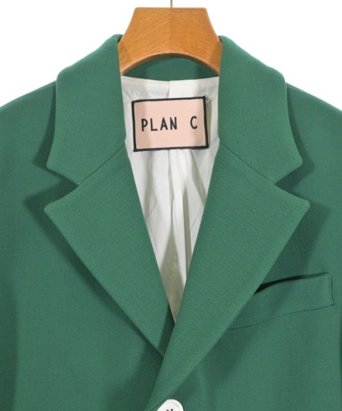 PLAN C（プランシー）テーラードジャケット 緑 サイズ:40(M位) レディース/2200649237074