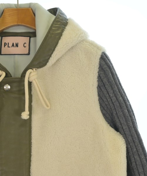 PLAN C（プランシー）ムートンコート 白 サイズ:40(M位) レディース/2200650102019