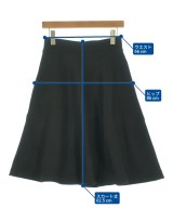 PLAN C（プランシー）ひざ丈スカート 黒 サイズ:40(M位) レディース/2200651547017