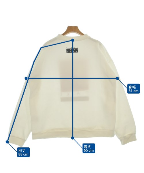 PLAN C（プランシー）スウェット 白 サイズ:L レディース/2200651840019