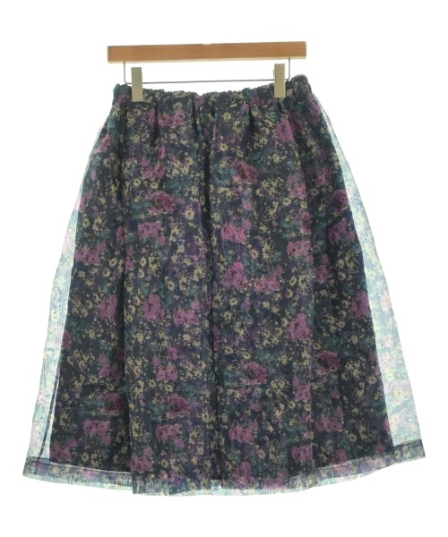 PLAN C（プランシー）ひざ丈スカート 紺 サイズ:40(M位) レディース/2200643373129