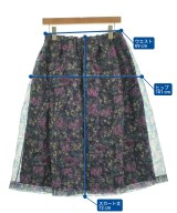 PLAN C（プランシー）ひざ丈スカート 紺 サイズ:40(M位) レディース/2200643373129