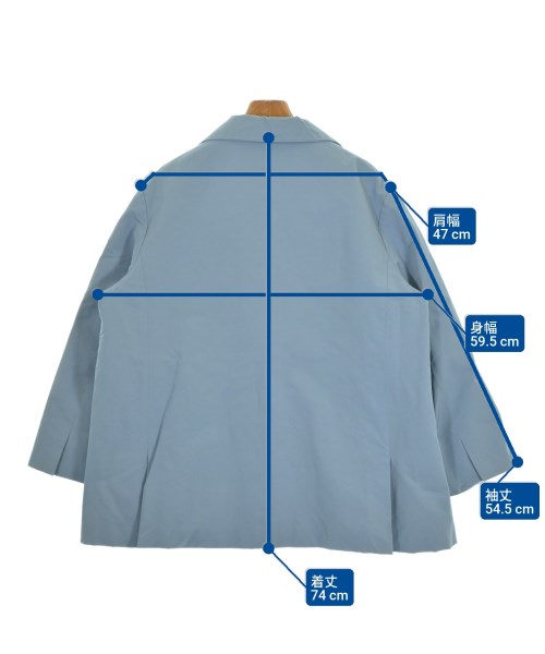 PLAN C（プランシー）テーラードジャケット 青 サイズ:38(S位) レディース/2200645978018