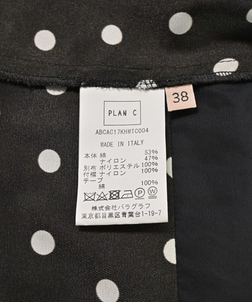 PLAN C（プランシー）ワンピース 黒 サイズ:38(S位) レディース/2200705599108