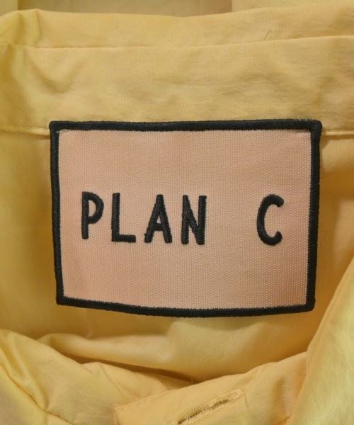 PLAN C（プランシー）カジュアルシャツ 黄 サイズ:38(S位) レディース/2200705726023