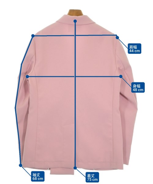 PLAN C（プランシー）テーラードジャケット ピンク サイズ:38(S位) レディース/2200663443017