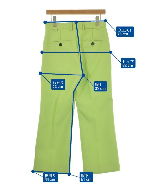 PLAN C（プランシー）スラックス 緑 サイズ:38(S位) レディース/2200663443048