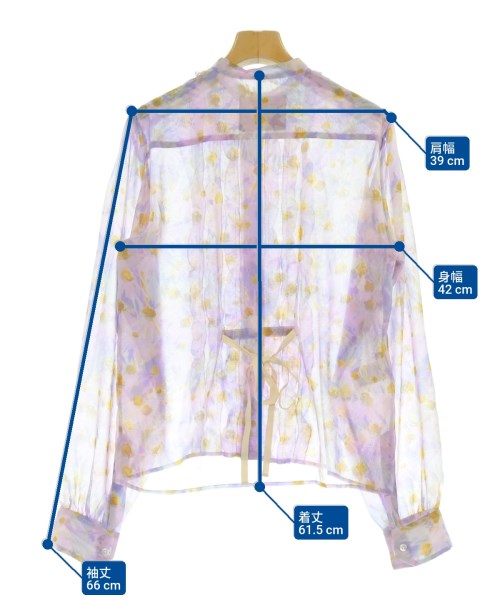 PLAN C（プランシー）ブラウス 紫 サイズ:40(M位) レディース/2200664817046