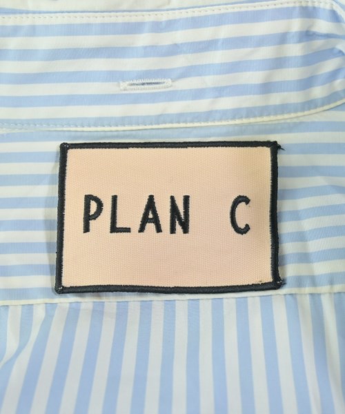 PLAN C（プランシー）カジュアルシャツ 青 サイズ:38(S位) レディース/2200666328274