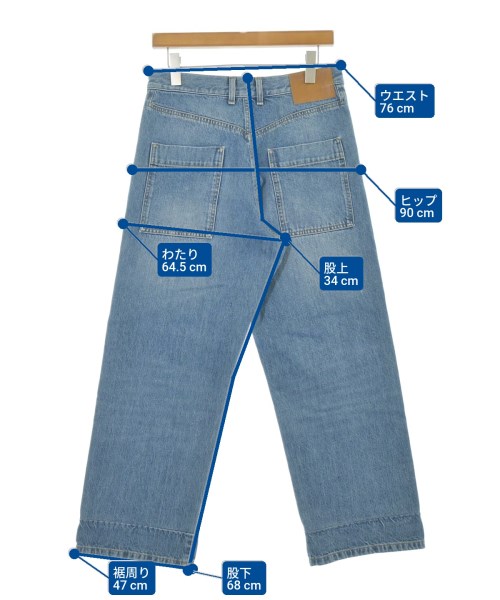 PLAN C（プランシー）デニムパンツ 青 サイズ:40(M位) レディース/2200666252012